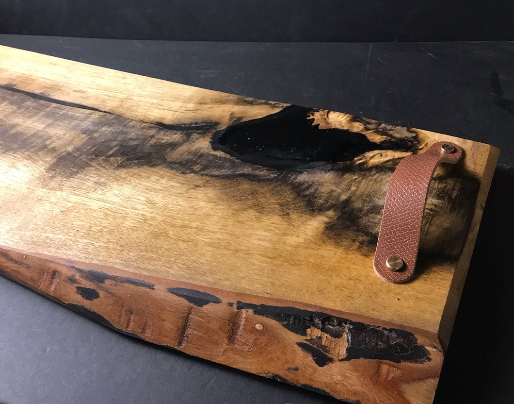 Live Edge Persimmon Charcutierie / Serving Board