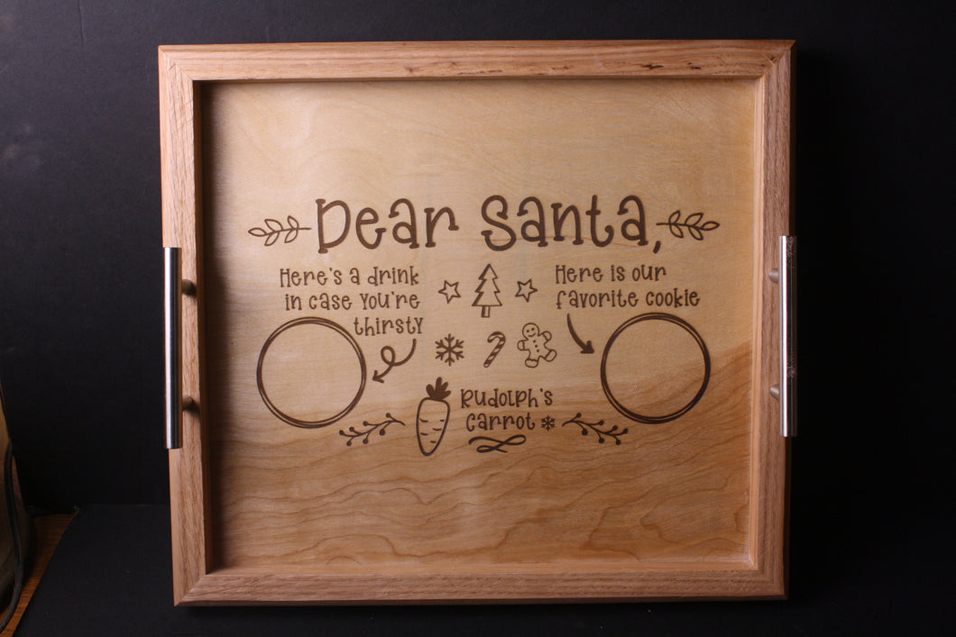 Dear Santa Christmas Tray